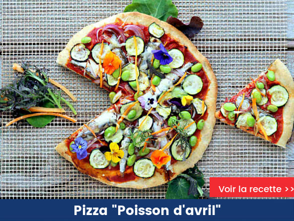 Pizza "Poisson d'avril"